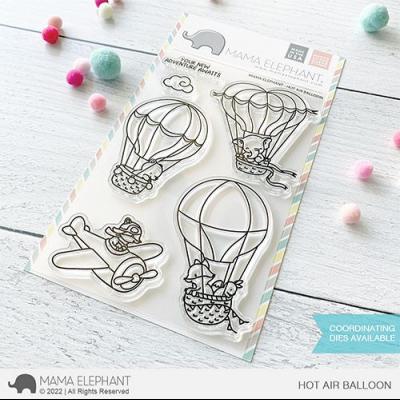 Mama Elephant Clear Stamps - Hot Air Balloon